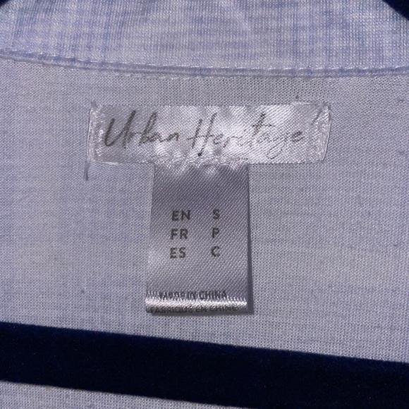 Blue and white Flannel from Urban Heritage - Picture 3 of 4